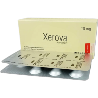 Xerova 10 mg Tablet 7's Strip image