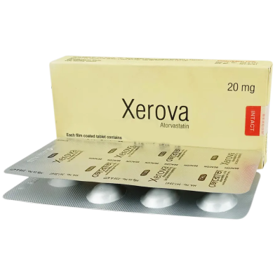 Xerova 20 mg Tablet – 7's Strip image