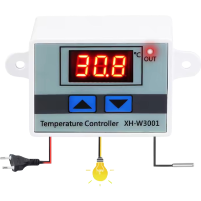 Xh-W3001 Digital Heat Cool Temperature Controller - Solar Panel - Solar Charge Controller image