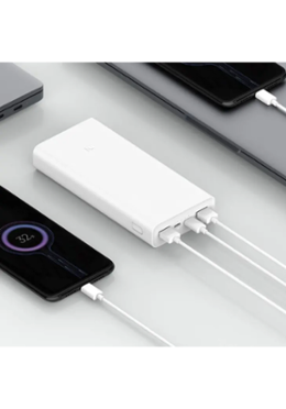 Xiaomi 20000mAh Power bank V3 USB-C With QC3.0 18W - White image