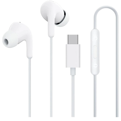 Xiaomi In-ear Type-C Wired Earphones (NEW)- White image