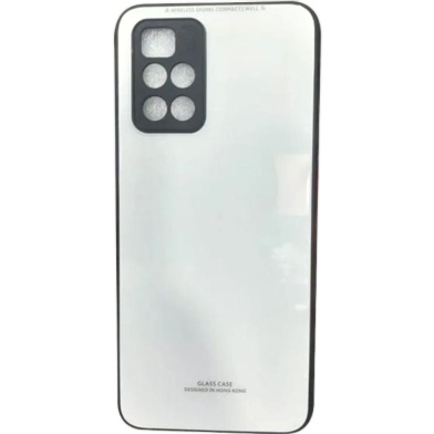 Xiaomi Redmi 10 / Redmi 10 Prime Tempered Glass Back Cover – Scratchproof Premium Case with Hong Kong Design and Stylish Finish (Multicolor) image