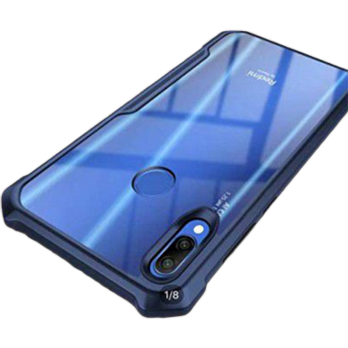 Xiaomi Redmi Note 7 Transparent Back Cover – Ultra Slim Shockproof image