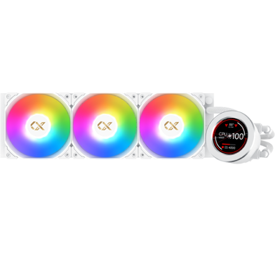 Xigmatek FROZR-O II Arctic 360 360mm ARGB CPU Liquid Cooler - White image
