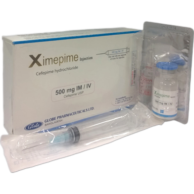 Ximepime 500 mg/vial IM/IV Injection 500 mg vial image