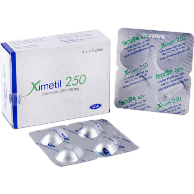 Ximetil 250 mg Tablet 4's strip image