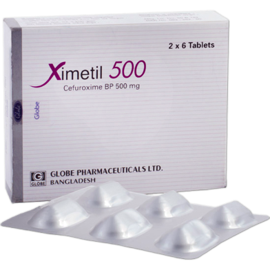 Ximetil 500 mg Tablet 6's strip image