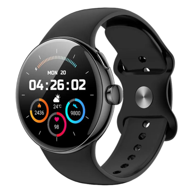 Xinji NOTHING 2 Calling Smart Watch With 1.32 Inch HD Amoled Display - Black image
