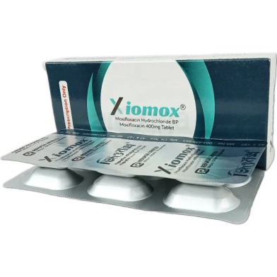 Xiomox 400 mg Tablet 6's Strip image