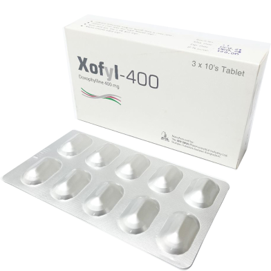 Xofyl 400 mg - 10's Strip Tablet image