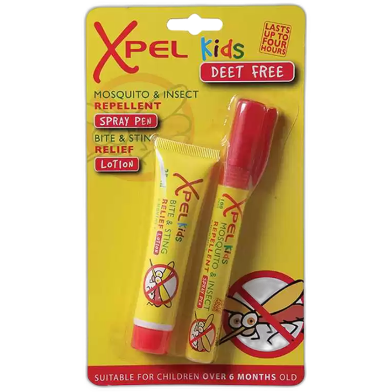 Xpel Kids Mosquito And Insect Repellent Spray Pen, Bite and Sting Lotion Twin Set image