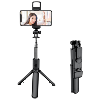Xt-02 Flexible 2 Inch 1 Bluetooth Selfie Stick Horizontal And Vertical Shooting Mobile Phone Tripod Remote Control Selfie Stand image