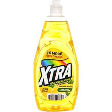 Xtra Fresh Lemon Dishwashing Liquid Soap 709 ml image