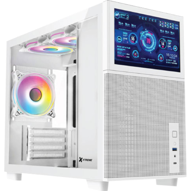 Xtreme d777b with 7 Inch LCD Screen Display Tempered Glass White Case image