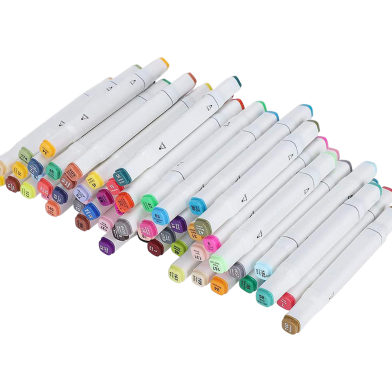 Xuetong 60 Colors Dual Tip Art Marker Set image
