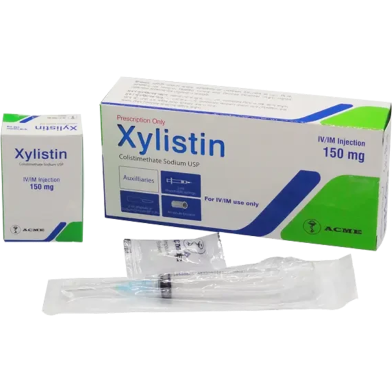 Xylistin 4.5 MIU (150 mg) IM/IV Injection 4.5 MIU Vial image