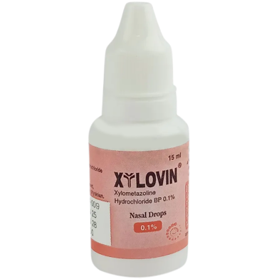 Xylovin 0 Point 1 Percent Nasal Drop – 10 ml image