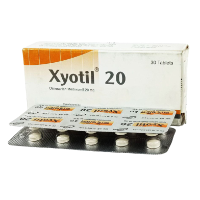 Xyotil 20 mg Tablet 10's Strip image