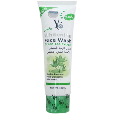 YC Green Tea Whitening Face Wash 100ml image