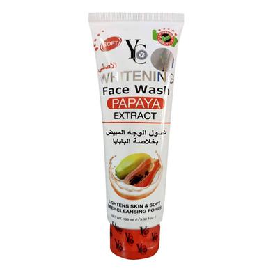 YC Papaya Whitening Face Wash - 100ml image