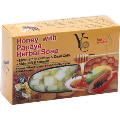 YC Papaya With Honey Soap 100gm - SP4 image