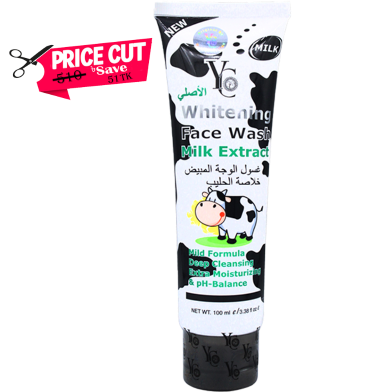 YC Whitening Face Wash Milk Extract - 100 ml image