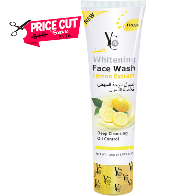 YC Whitening Lemon Face Wash - 100ml image