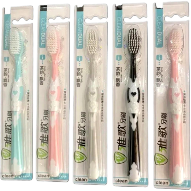Ya Ge 9617 Film Soft Hair Adult Toothbrush Fashion Brush Sweet Design Large Brush Non -Slip Sweeping Hand 1Pc image