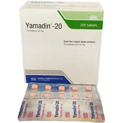 Yamadin 20 mg 10's Strip Tablet image
