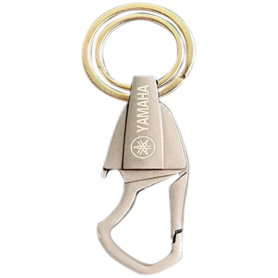 Yamaha Branded Key Ring With Bottle Opener And 2 O-Ring Alloy Made Stylish 1Pcs image