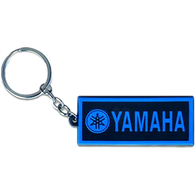 Yamaha PVC Keychain Key Ring Blue Rubber Motorcycle Bike Car Collectible Gift image