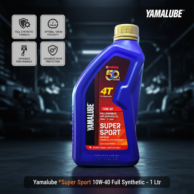 Yamalube Super Sport 10W-40 Full Synthetic - 1 Ltr Slide 2