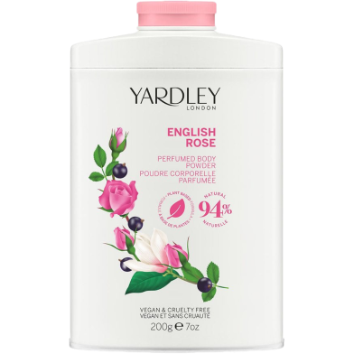 Yardley London English Rose Perfumed Talc Powder 200 gm -5060322952147 image