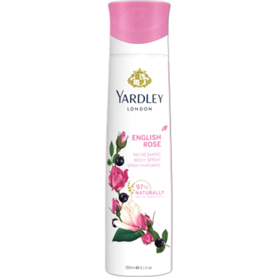 Yardley London English english rose Refreshing Body Spray 150ml image