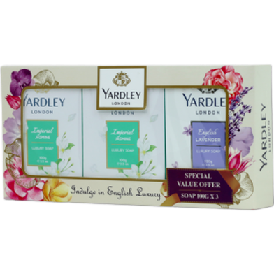 Yardley London Perfumed Luxury Soap Collection 100g X 3 image