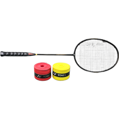 Yonex Badminton Play Combo Carbonex With 2 Yonex Overgrip Tapes image