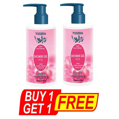 Yusera Anti Bacterial Shower Gel Rose 200 ml (Buy 1 Get 1 Free) image