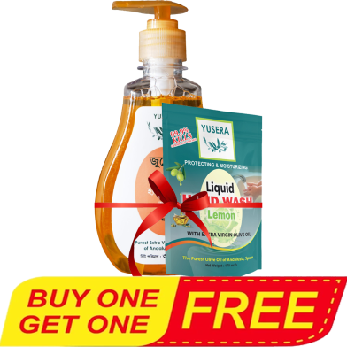 Yusera Handwash 300 ml Orange (Buy 1 Get 1 Hand Wash Refill 170 ml Free) image