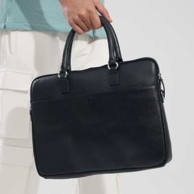 ZAYS Handmade Genuine Leather Executive Laptop Bag for Unisex image