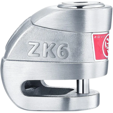 ZOVII ZK6 Disc Lock Anti-Theft Stainless Steel Lock With 6mm Lock Pin For Motorcycle And Scooter image