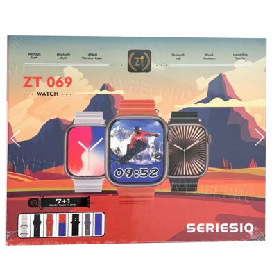 ZT 069 Series 10 Smartwatch — 7 In 1 Premium Combo Set image