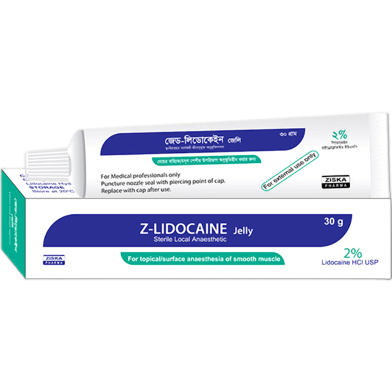 Z-Lidocaine 2 percentage Gel 30 Gm Tube image
