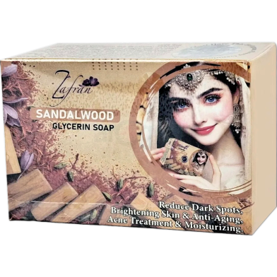 Zafran Sandalwood Glycerin Soap-100gm image