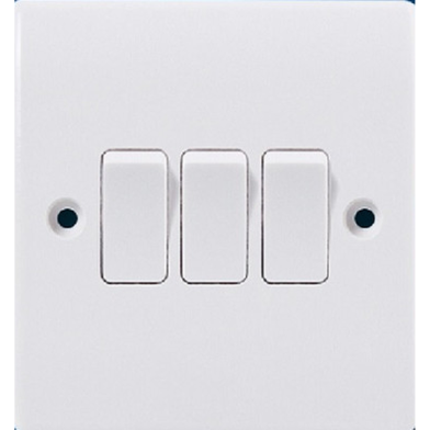 VGTEC 3 Gang 1 way switch (Classic-V series) image
