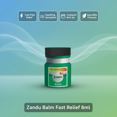 Zandu Balm Fast Pain Relief 8ml Slide 3