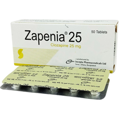 Zapenia 25 mg Tablet–10's Strip image