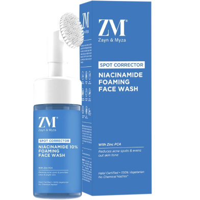 Zayn And Myza Spot Corrector 10 Percent Niacinamide Foaming Face Wash - 100 ml image