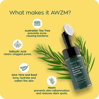 Zayn And Myza Tea Tree And Salicylic Acid Foaming Facewash - For Men - 100 ml Slide 4