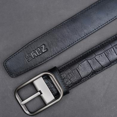 Zays Men's Genuine Leather Belt Premium Full Grain Cowhide Formal and Casual image