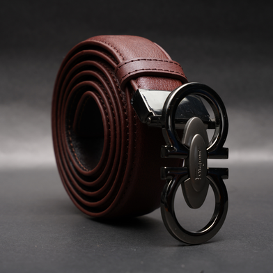 Zays Genuine Leather Belt for Men – Premium Full-Grain Cowhide, Handmade, Formal And Casual Use (BC115-BS107-Antique Brown-II) image